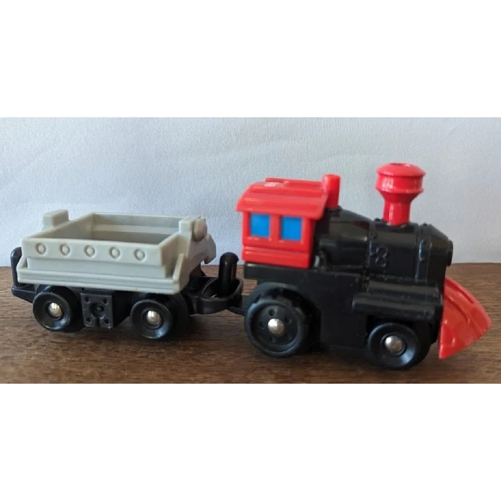 Geotrax B1836 Tracktown Railway Coal Mine Fisher Price As Shown with Two Cars